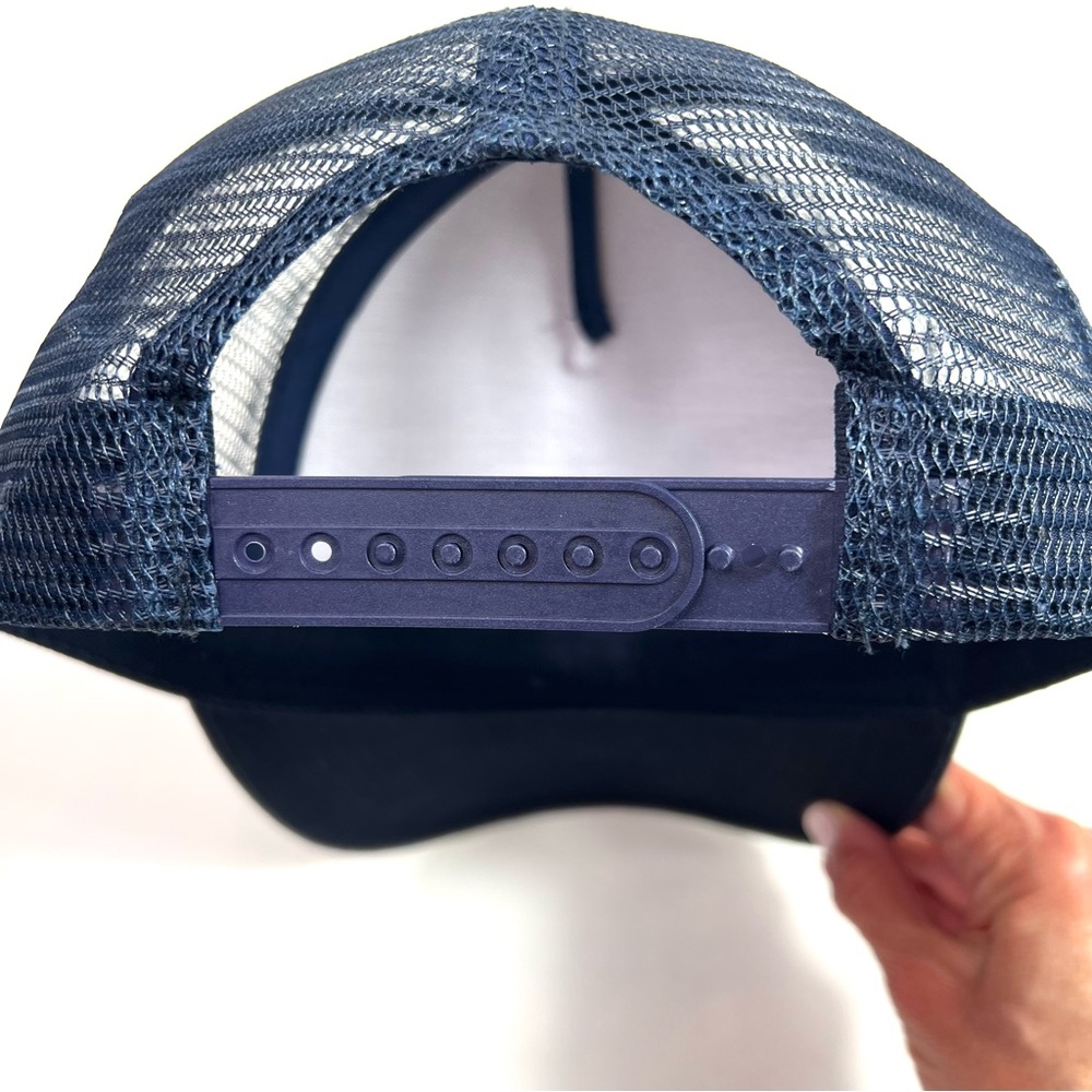 Almere Out of Office Trucker Hat Embroidered Blue - Picture 3 of 9